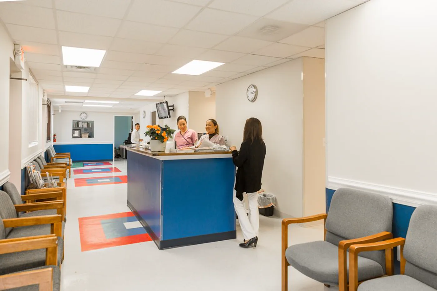The welcoming AAA Pediatrics reception area