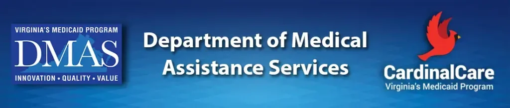 Virginia Department of Medical Assistance Services title and logo